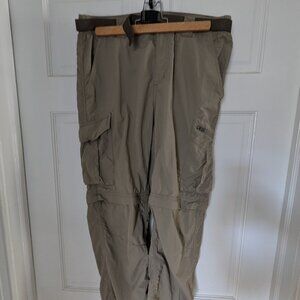 Columbia Omni-shade convertible hiking pants 32" x 32"